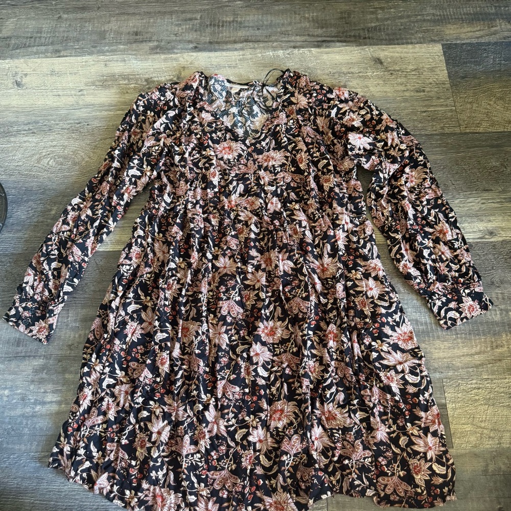 Knox Rose Floral Print Tiered Mini Dress
